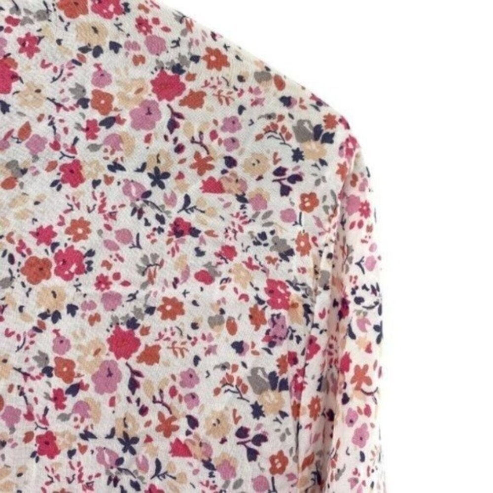 Cynthia Rowley Floral Peasant Blouse - Picture 7 of 9
